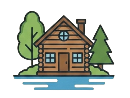 Logo domek letniskowy na Mazurach