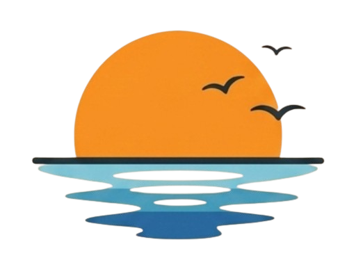 Logo zachód słońca Mazury